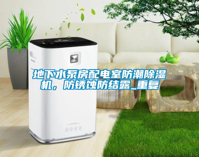 地下水泵房配電室防潮除濕機(jī)，防銹蝕防結(jié)露_重復(fù)
