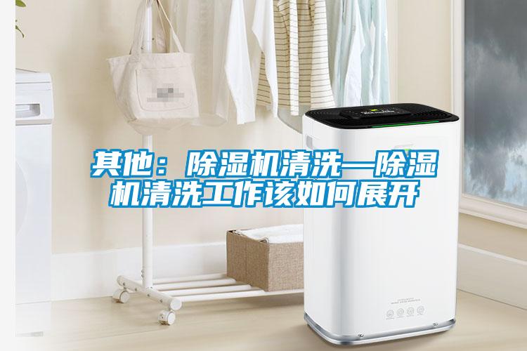 其他：除濕機(jī)清洗—除濕機(jī)清洗工作該如何展開(kāi)