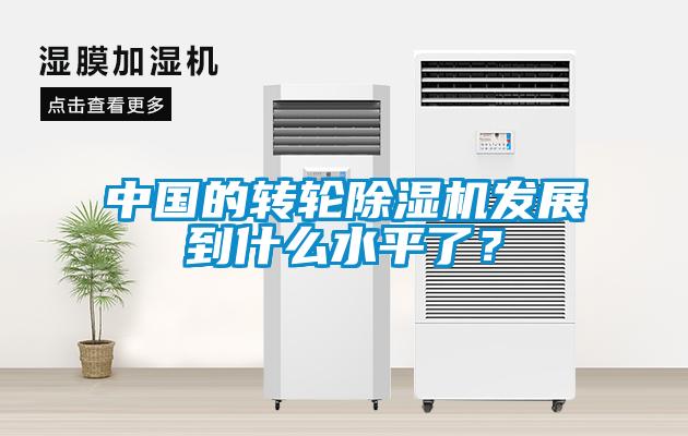 中國的轉輪除濕機發(fā)展到什么水平了？