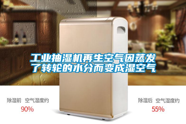 工業(yè)抽濕機再生空氣因蒸發(fā)了轉(zhuǎn)輪的水分而變成濕空氣