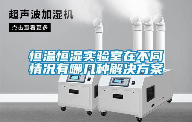 恒溫恒濕實驗室在不同情況有哪幾種解決方案