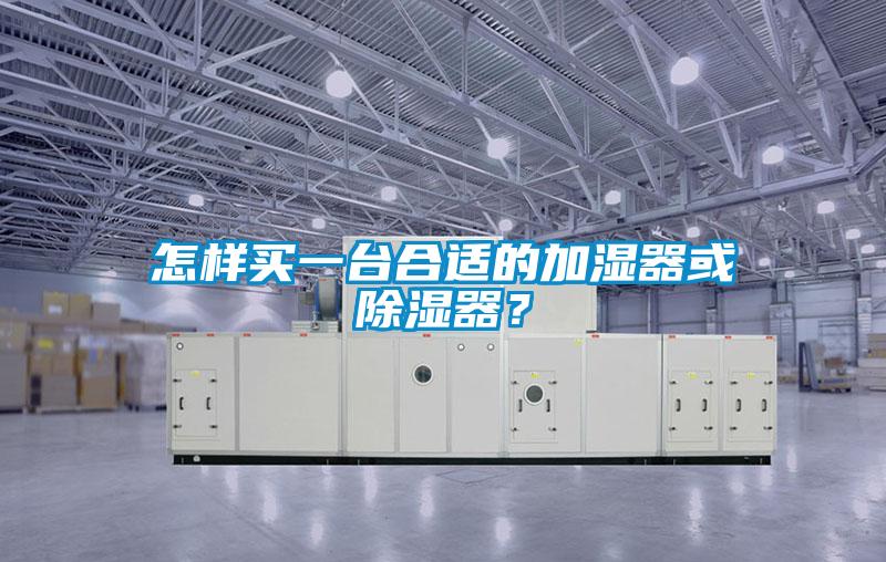 怎樣買一臺合適的加濕器或除濕器？