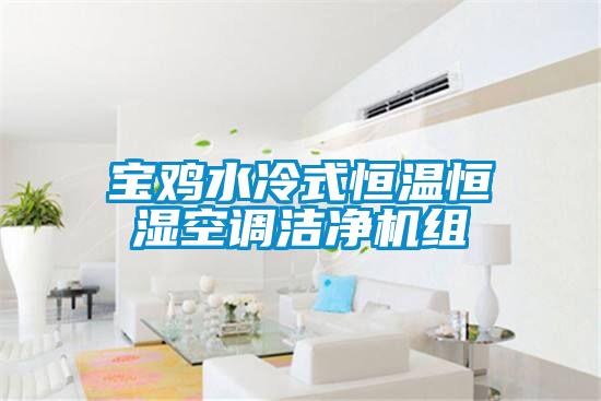 寶雞水冷式恒溫恒濕空調(diào)潔凈機(jī)組