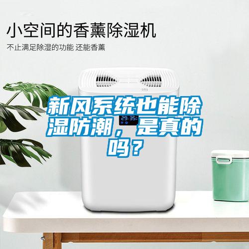 新風系統(tǒng)也能除濕防潮，是真的嗎？