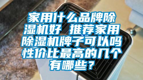 家用什么品牌除濕機(jī)好 推薦家用除濕機(jī)牌子可以嗎性價比最高的幾個有哪些？