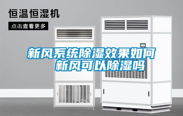 新風系統(tǒng)除濕效果如何  新風可以除濕嗎