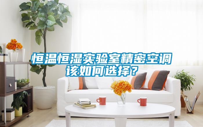 恒溫恒濕實(shí)驗(yàn)室精密空調(diào)該如何選擇？