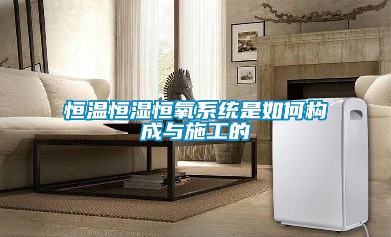 恒溫恒濕恒氧系統(tǒng)是如何構成與施工的