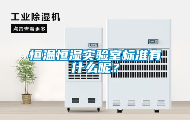 恒溫恒濕實(shí)驗(yàn)室標(biāo)準(zhǔn)有什么呢？