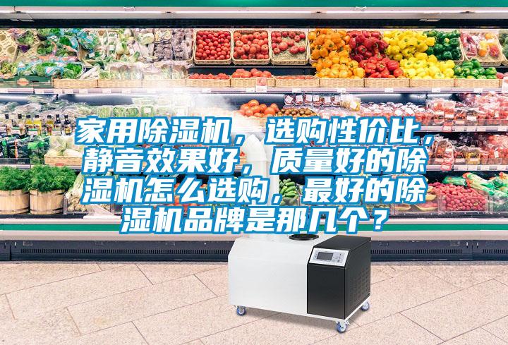 家用除濕機(jī)，選購性價(jià)比，靜音效果好，質(zhì)量好的除濕機(jī)怎么選購，最好的除濕機(jī)品牌是那幾個(gè)？