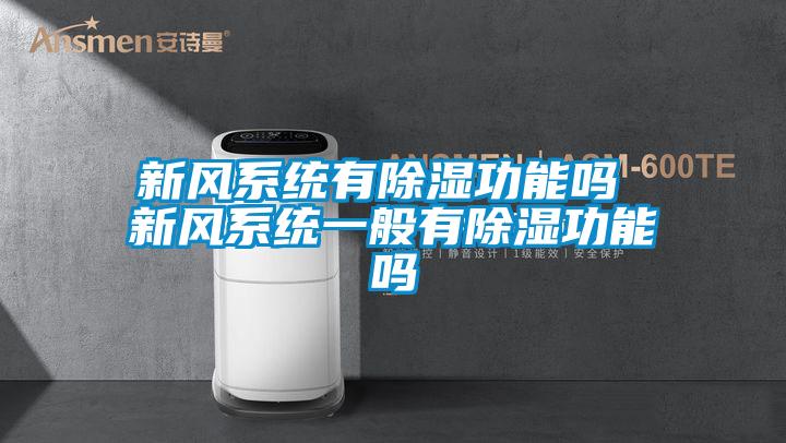 新風系統(tǒng)有除濕功能嗎 新風系統(tǒng)一般有除濕功能嗎