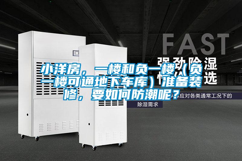 小洋房，一樓和負(fù)一樓（負(fù)一樓可通地下車庫）準(zhǔn)備裝修，要如何防潮呢？