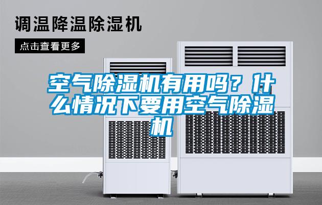 空氣除濕機有用嗎？什么情況下要用空氣除濕機