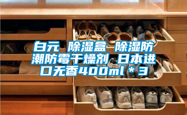 白元 除濕盒 除濕防潮防霉干燥劑 日本進(jìn)口無(wú)香400ml＊3