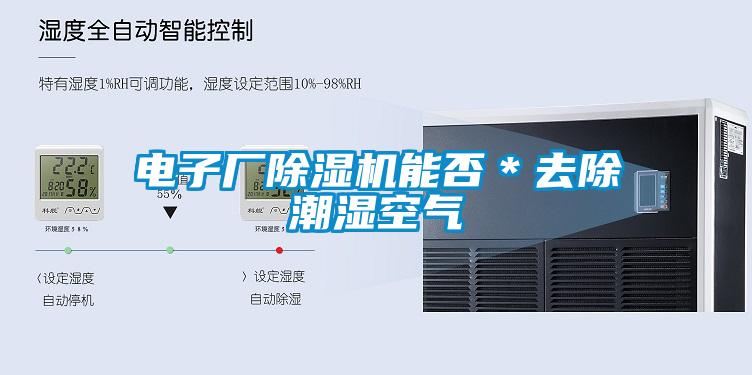 電子廠除濕機(jī)能否＊去除潮濕空氣