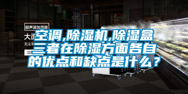空調,除濕機,除濕盒三者在除濕方面各自的優(yōu)點和缺點是什么？