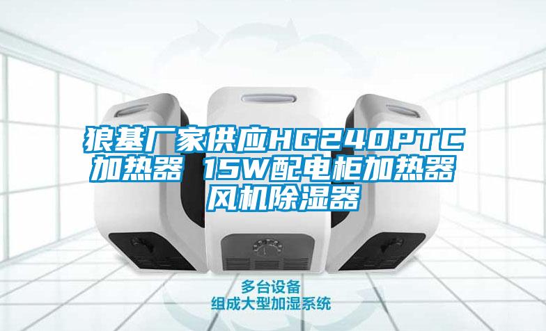 狼基廠家供應(yīng)HG240PTC加熱器 15W配電柜加熱器 風(fēng)機除濕器