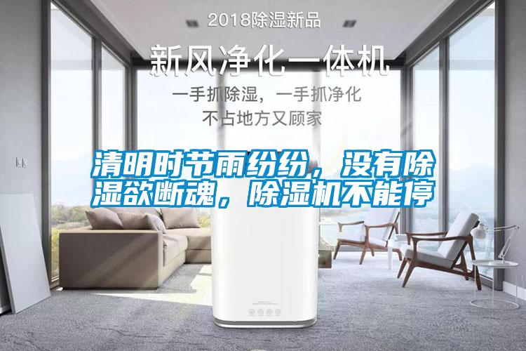 清明時(shí)節(jié)雨紛紛，沒有除濕欲斷魂，除濕機(jī)不能停