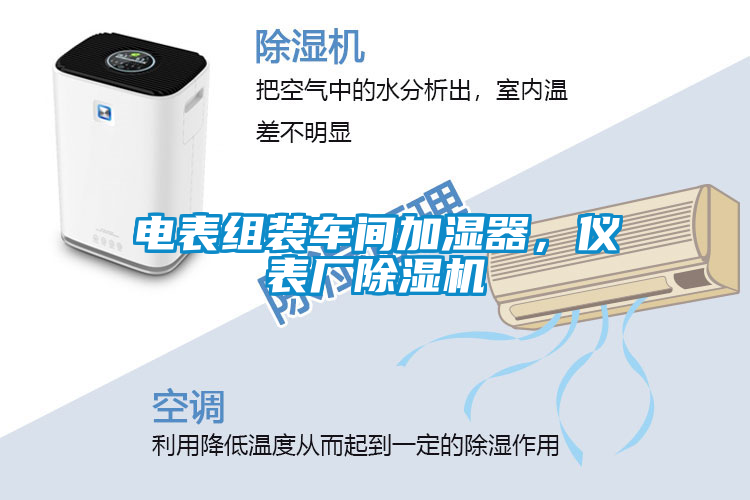 電表組裝車間加濕器，儀表廠除濕機(jī)