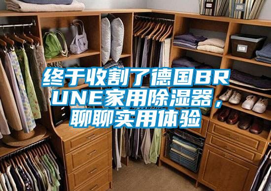 終于收割了德國(guó)BRUNE家用除濕器，聊聊實(shí)用體驗(yàn)