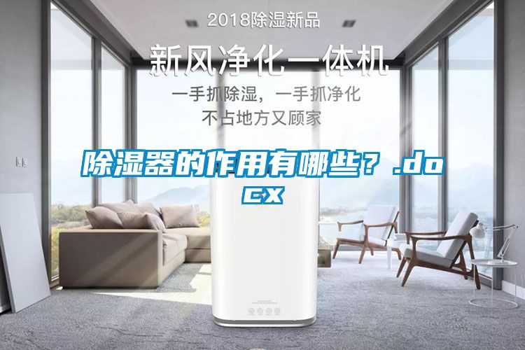 除濕器的作用有哪些？.docx