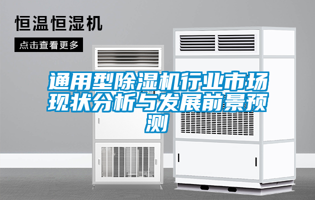 通用型除濕機行業(yè)市場現(xiàn)狀分析與發(fā)展前景預(yù)測