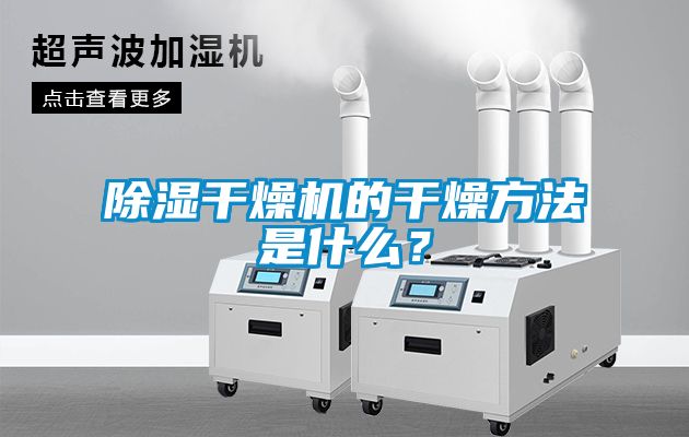 除濕干燥機的干燥方法是什么？