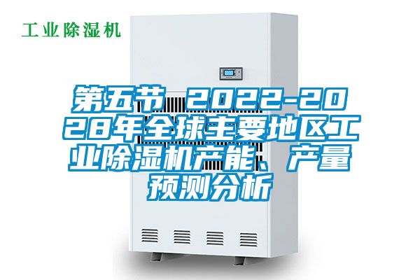 第五節(jié) 2022-2028年全球主要地區(qū)工業(yè)除濕機產(chǎn)能、產(chǎn)量預(yù)測分析