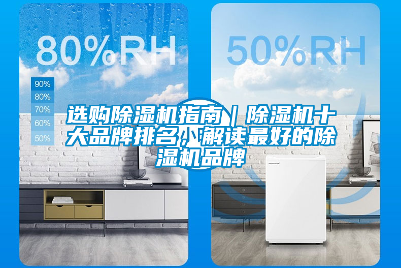 選購(gòu)除濕機(jī)指南｜除濕機(jī)十大品牌排名，解讀最好的除濕機(jī)品牌